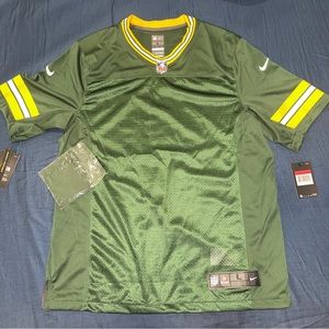 NWT Nike NFL Men On Field Authentic Green Bay Packers Jersey BLANK MENS LARGE